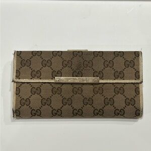 Gucci Brown Monogram Wallet